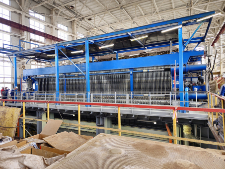 Компания «КемИнС» выполнила монтаж одного из крупнейших фильтр-прессов в химической отрасли РФ